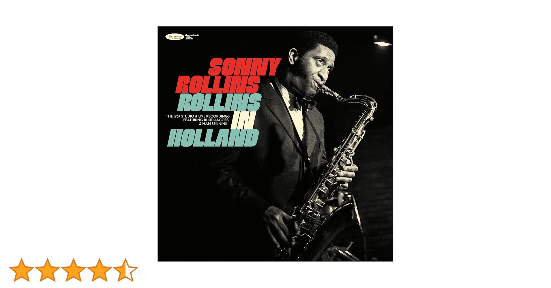 ロリンズ・イン・ホランド:ザ1967 スタジオ・アンド・ライヴ(3LP) Amazon | ロリンズ・イン・ホランド ー 1967スタジオ・アンド